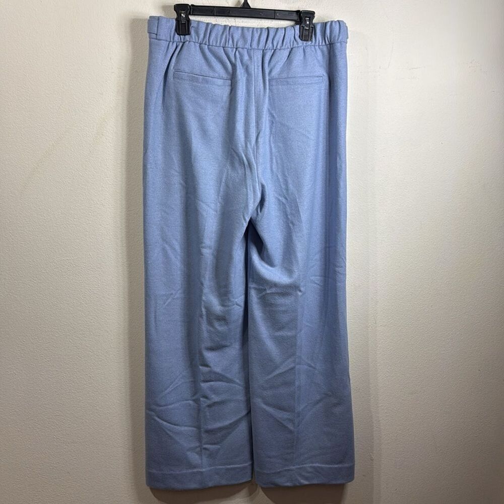(R) Banana Republic Italian Wool Blend Wide Leg Pant, Blue SIZE 14 S br #773535 - Picture 4 of 11